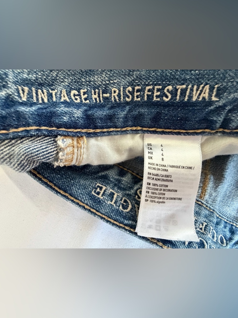 Set of American Eagle Shorts & Hollister Top~Retail Value $58 - Picture 8 of 11